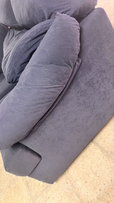 Sofa azul 2 lugares