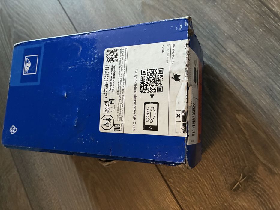 Колодки ATE Ceramic передні SPA платформа під 322 диск