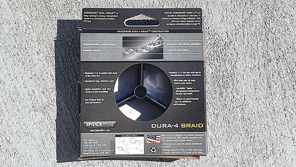 Plecionka SpiderWire Dura-4 Braid 0,12mm  300m - Biała