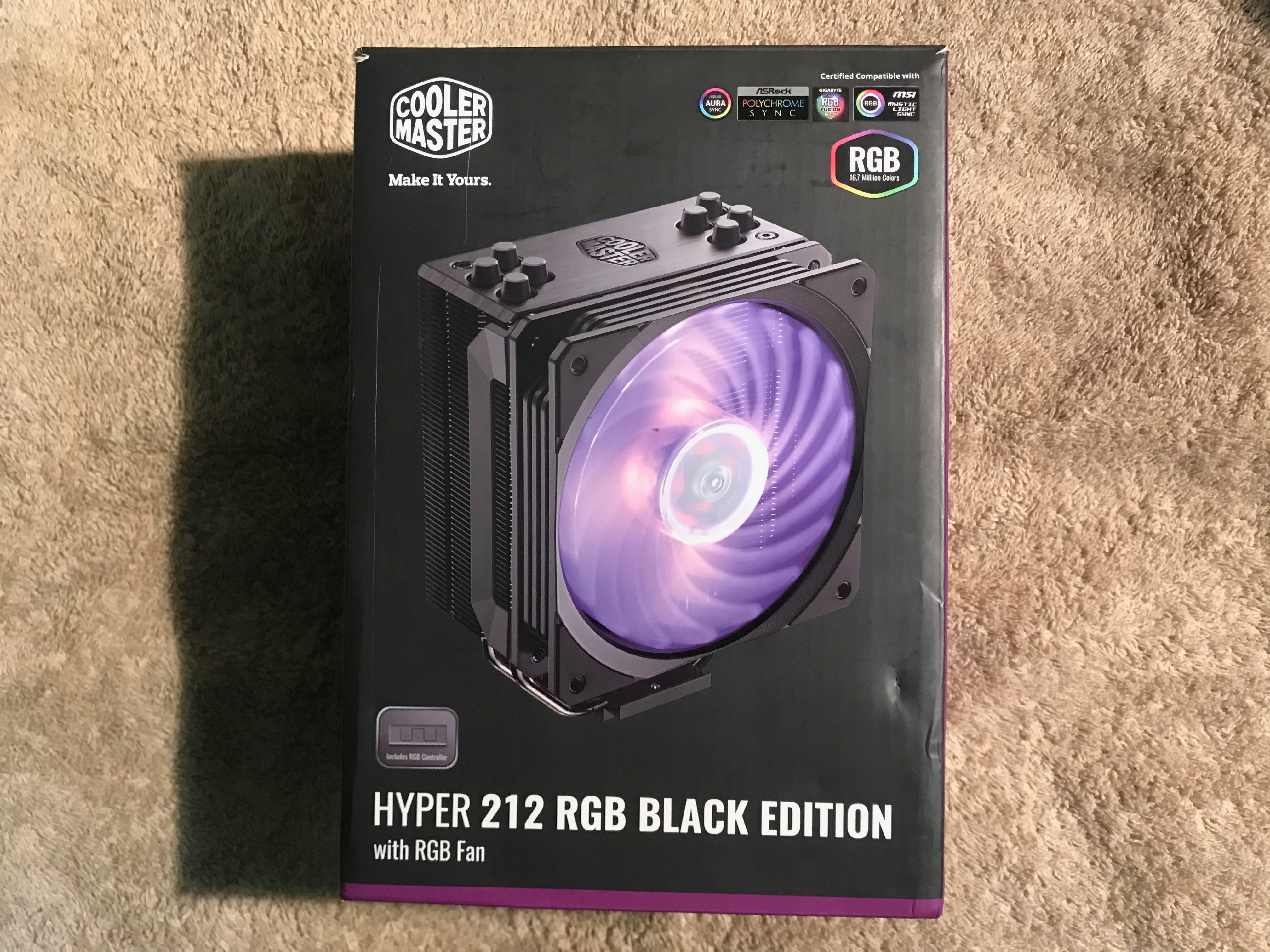 Кулер Cooler Master Hyper 212 RGB Black Edition (RR-212S-20PC-R1)