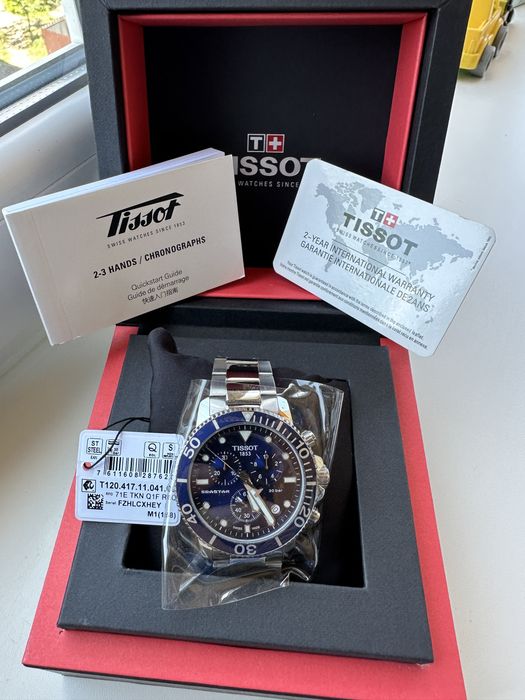 Годинник TISSOT T120.417.11.041.00 SEASTAR 1000 QUARTZ CHRONOGRAPH