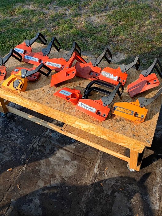 Części pilarki Husqvarna, partner wiele modeli, rozruszniki, osłony,