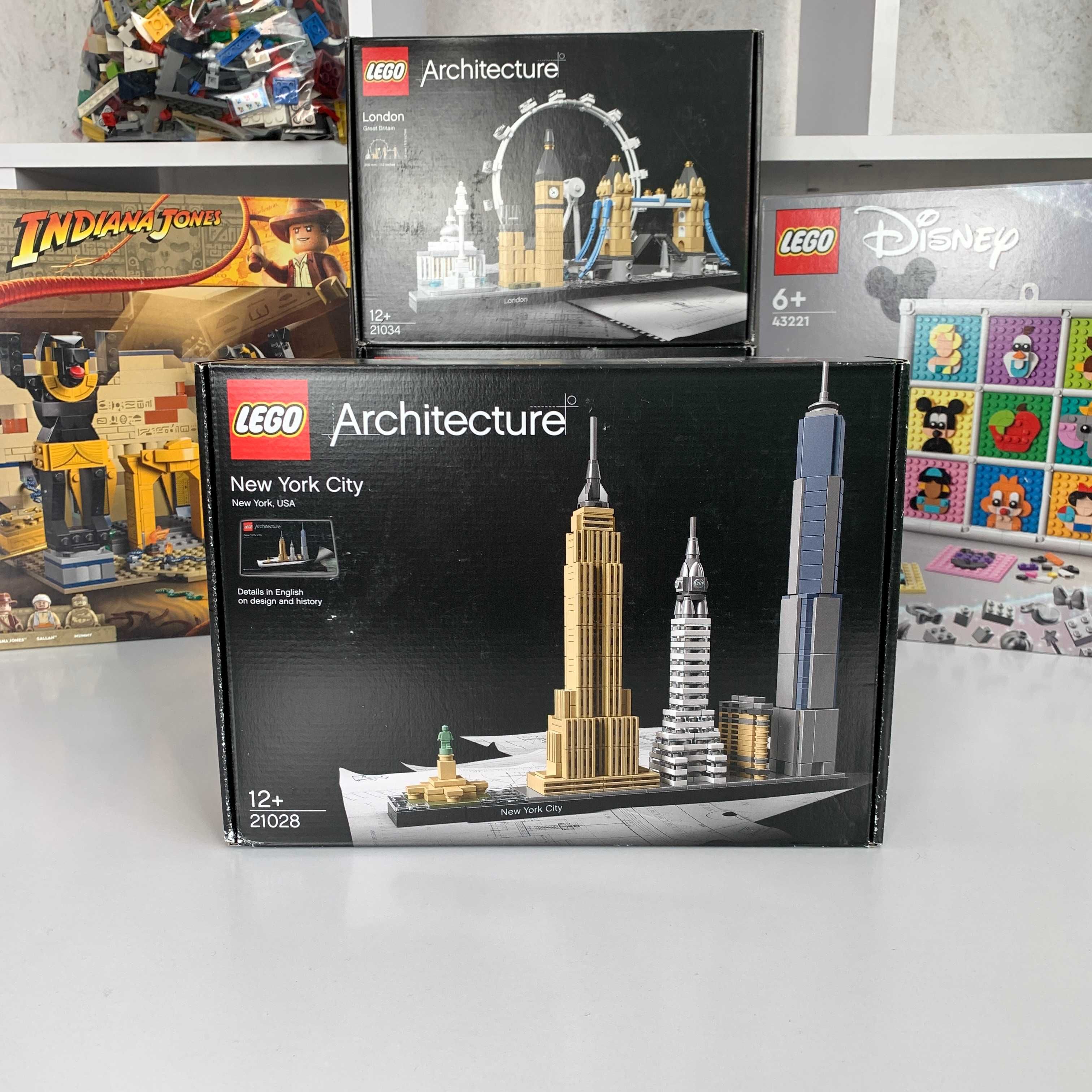 Набір Лего Нью-Йорк Lego Architecture Нью-Йорк 21028 Новий Конструктор