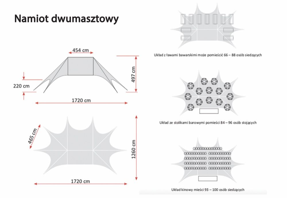 Namioty STAR * GWIAZDA - wynajem namiotów eventowych