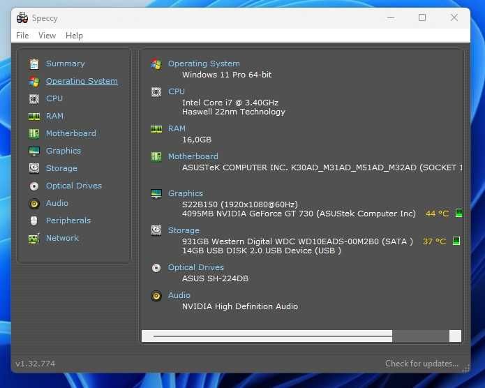 Torre Desktop Asus i7