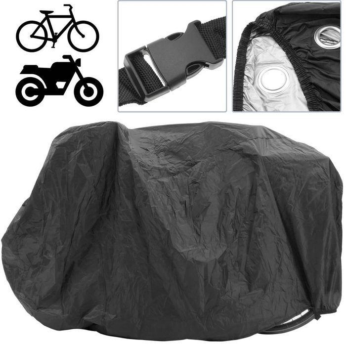 Capa e protetor chuva e poeira para bicicleta ou moto