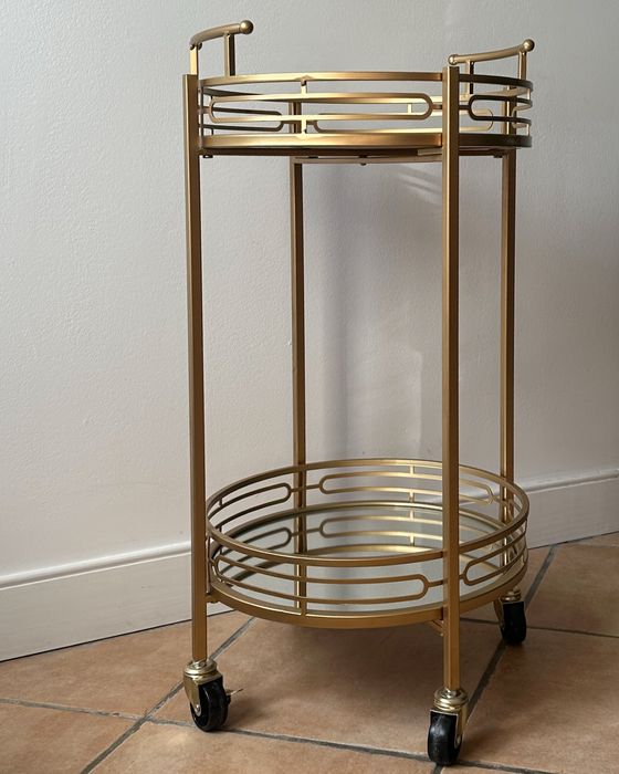 Carrinho/Bar Dourado