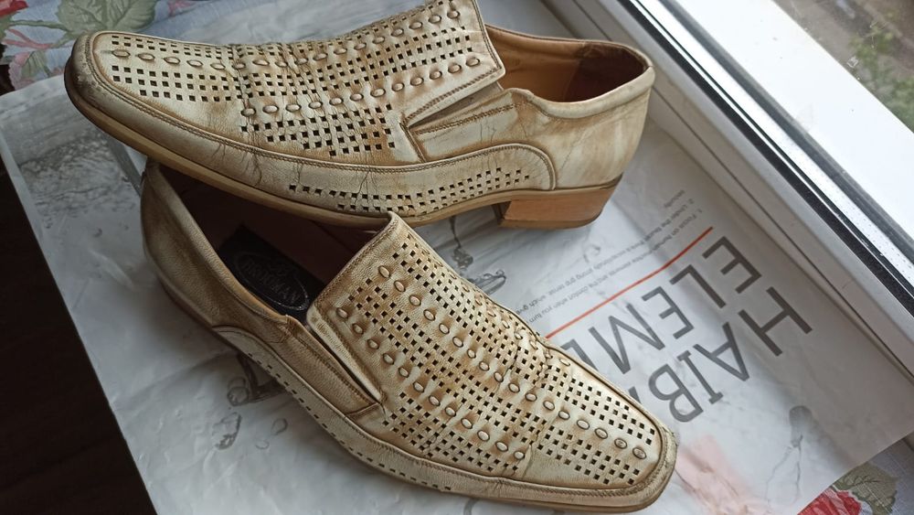 Туфли мужские BROOMAN натуральная кожа размер 40-41 р.