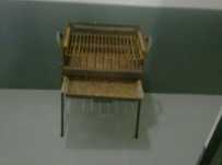 Fogareiro preto.