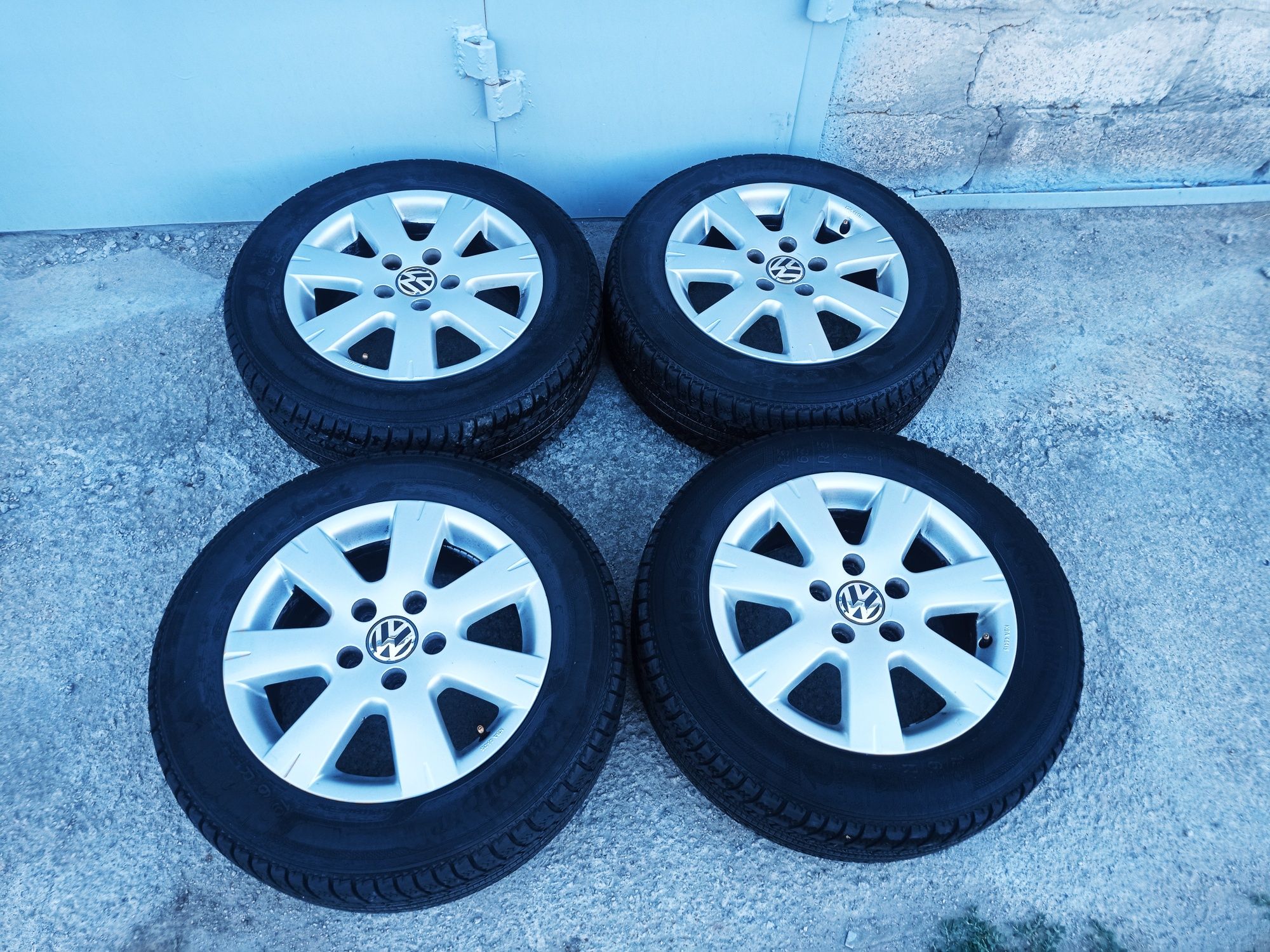 Диски 5х112 r15 оригінал volkswagen+резина зима 195/65r15 ціна за все