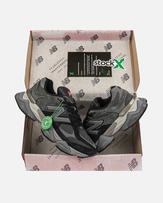 Женские кроссовки New Balance 9060 Black Grey. Размеры 36-40
