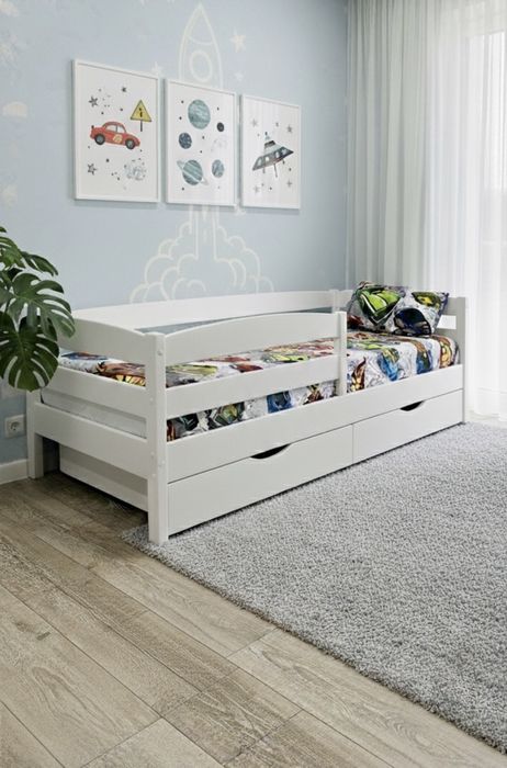 Ліжко кровать дитяче з матрацом підліткове с матрасом детская столик