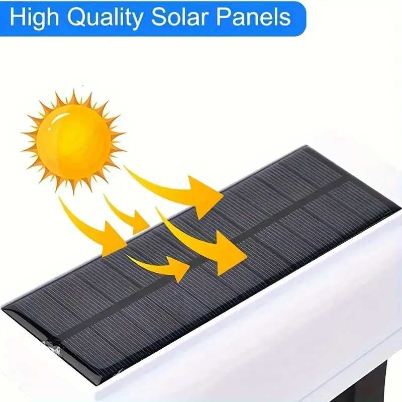 Lampa Zewnętrzna LED z panelem słonecznym solarna Oświetlenie ogrodu