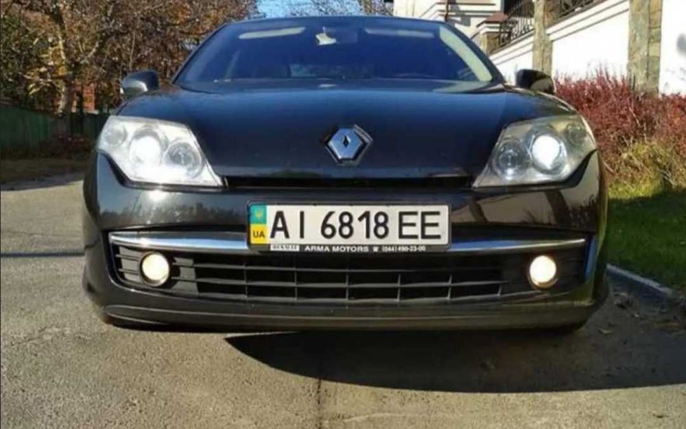 Renault Laguna lll 2008 1.5dci 6ст мех кожа чёрная на чёрном