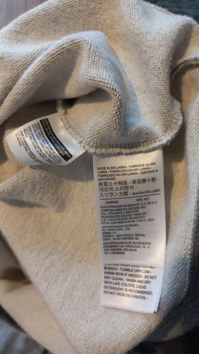 Szara bluza męska Levis