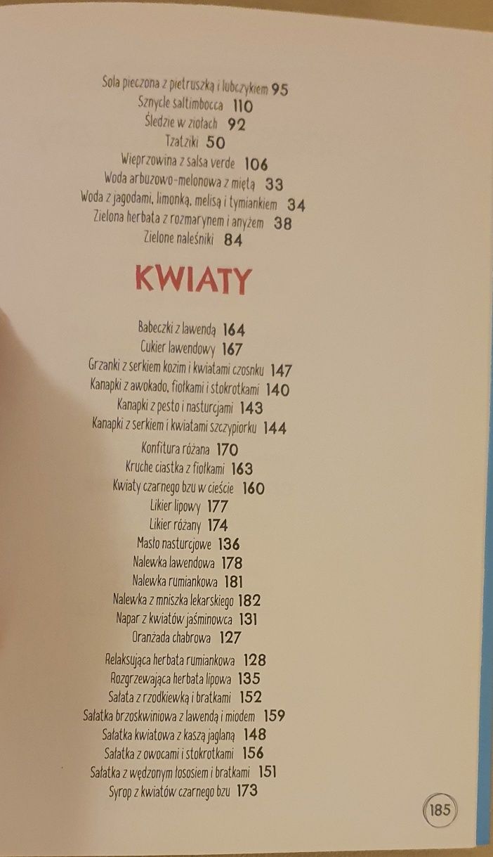 Zioła i kwiaty na talerzu książka kucharska