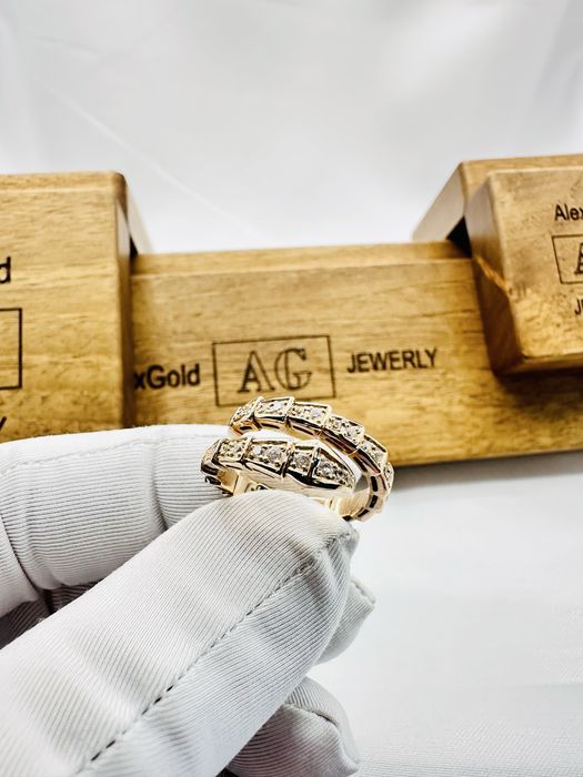 Золотой набор cartier 585