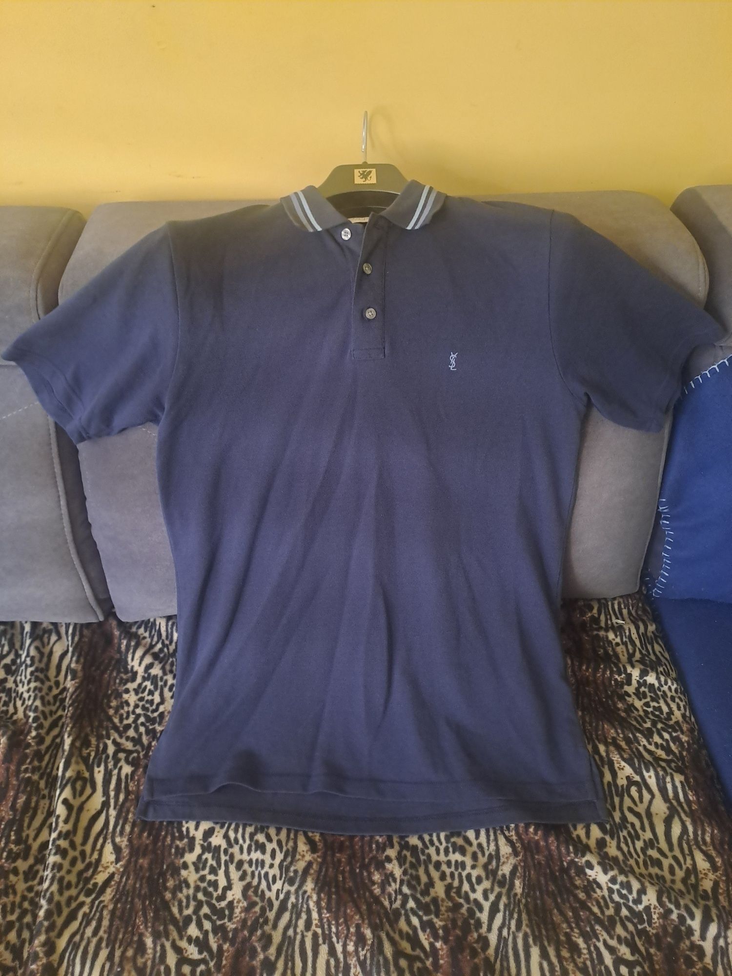 Yves Saint Laurent koszulka polo ysl tshirt polówka rozm. s/m