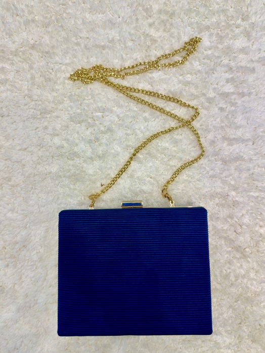 Torebka wizytowa granatowa