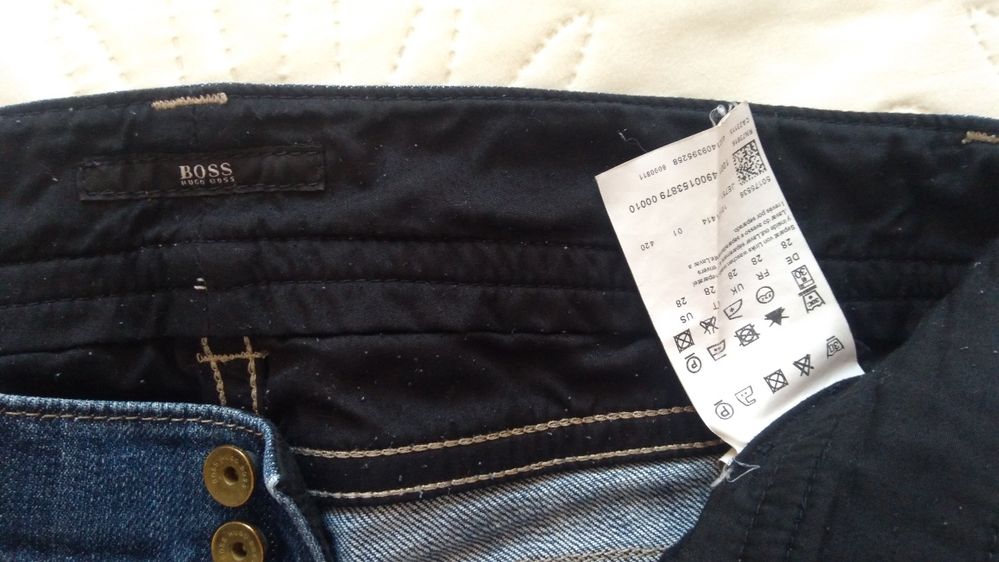 Spodnie jeans Hugo Boss