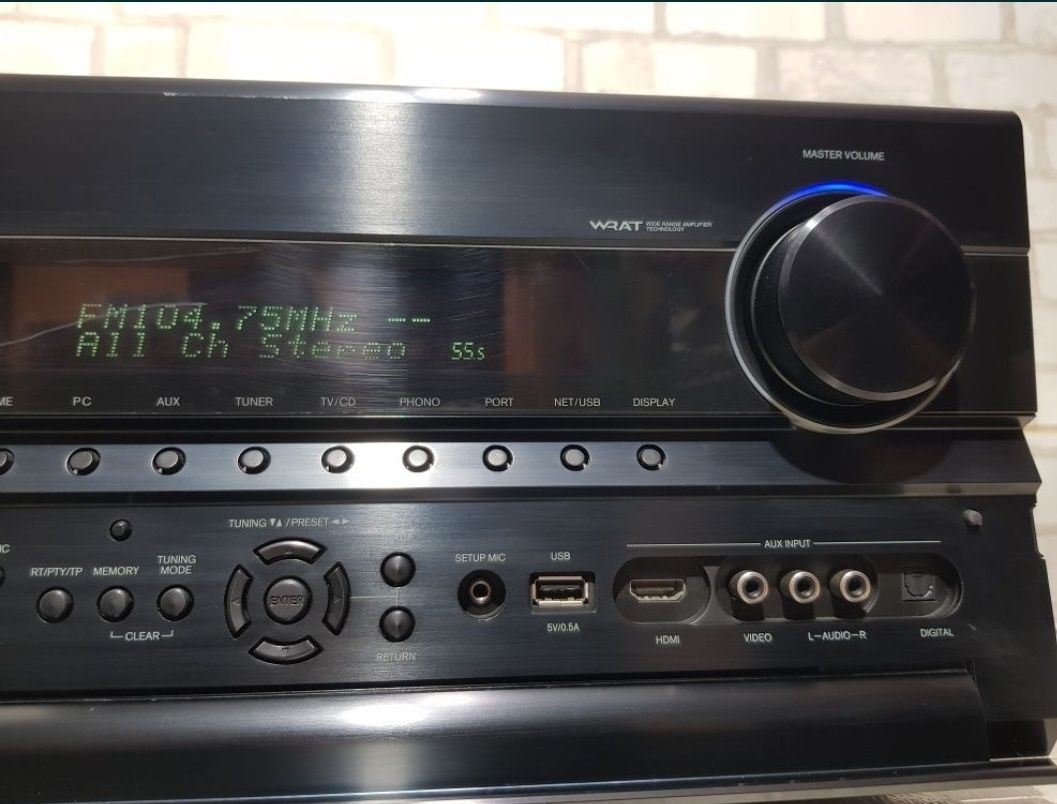 7.2 AV ресивер ONKYO TX-NR 808,*7x180 Вт,HDMI, LAN,3D, USB, б/у(+1к)