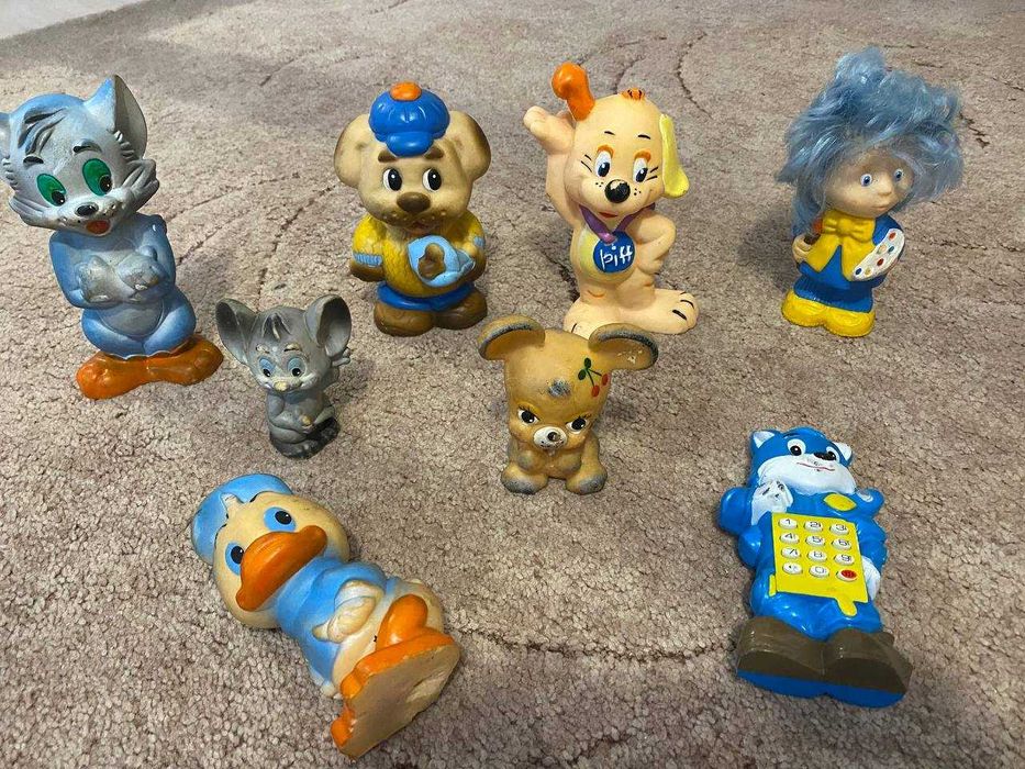 Коллекционные резиновые игрушки