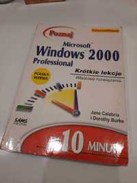 książka Poznaj Microsoft Windows 2000 professional Jane Calabria