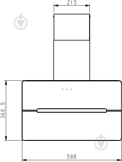 Витяжка Elica STILL WH/A/60
