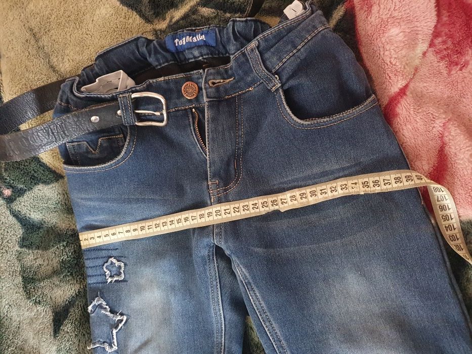 Утеплені джинси на ріст 128