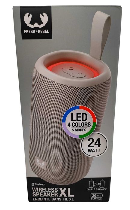 Głośnik przenośny Fresh 'n Rebel XL szary 24 W jak nowy