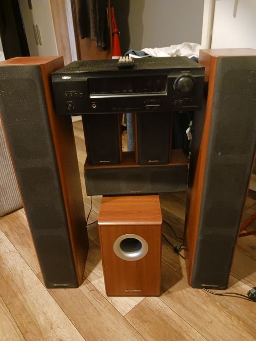 Kino domowe Denon+amtech petarda!!!