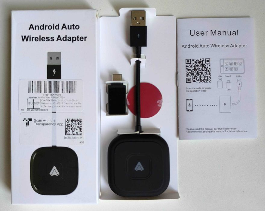 Бездротовий автомобільний адаптер карплей AndroidAuto