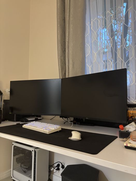 Zestaw 2x Monitor LG 27” UltraGear™ 144Hz 27GL850 i uchwyt FIBER