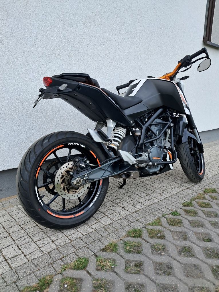 KTM DUKE 125, ABS, akcesoria, zarejestrowany