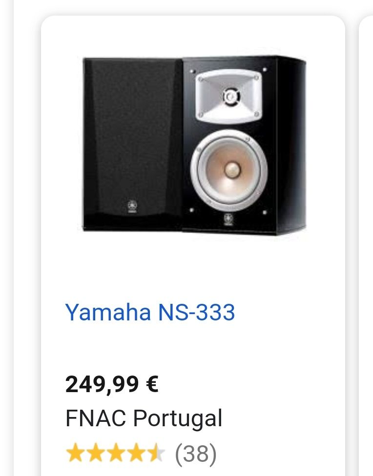 Colunas YAMAHA NS-333