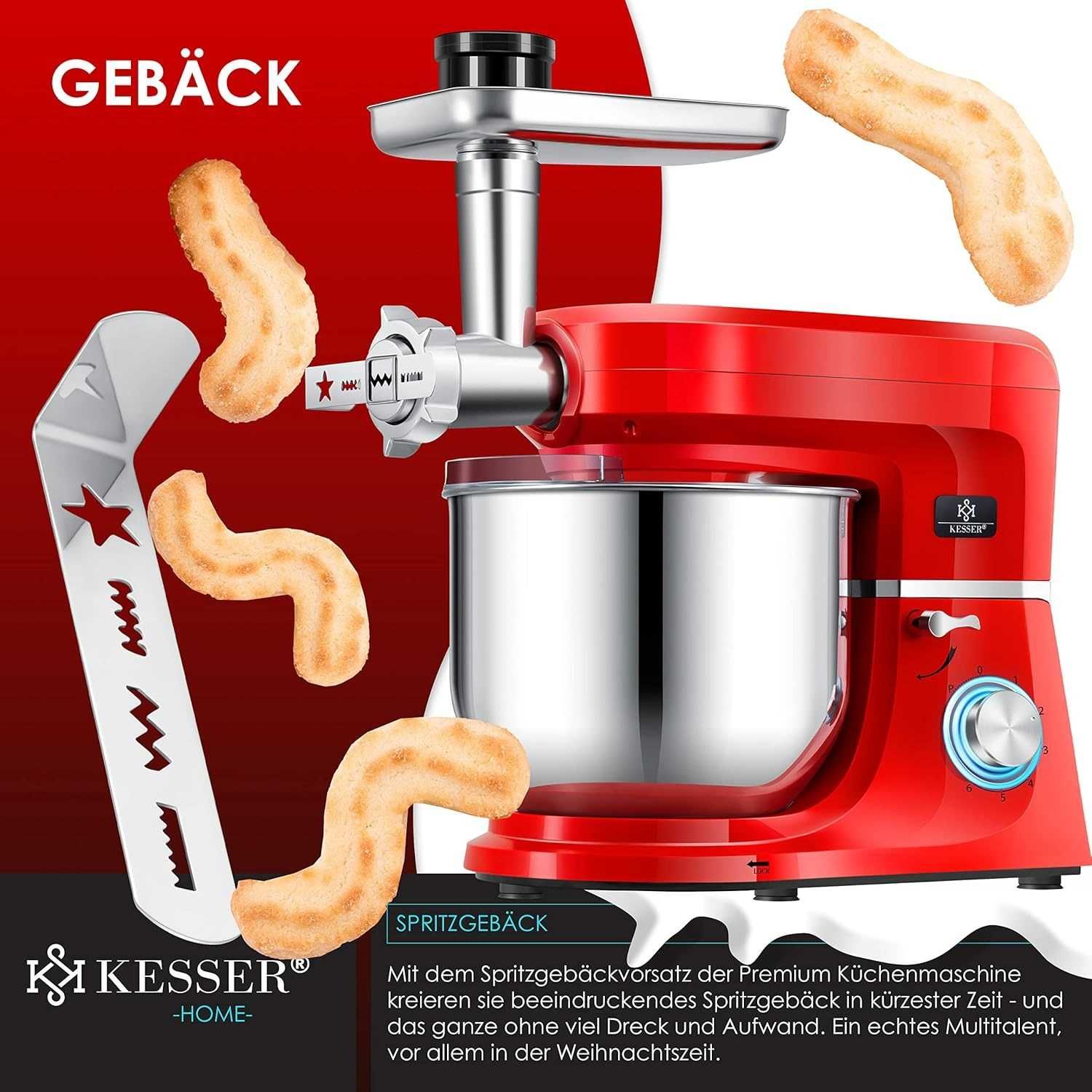 Robot kuchenny KESSER / maszynka do mięsa/ sokowirówka / mikser !4444!