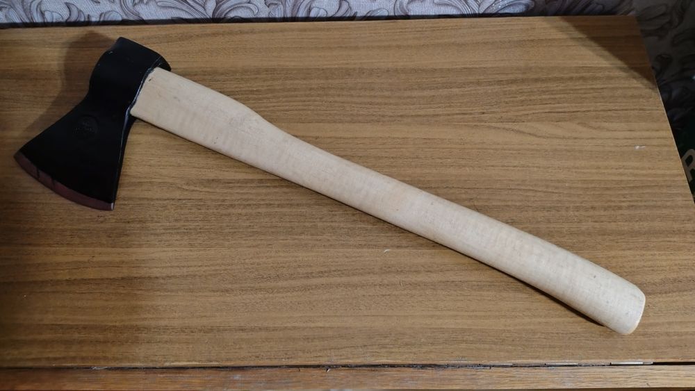 Кованый топор времён СССР, 1978 г.в.