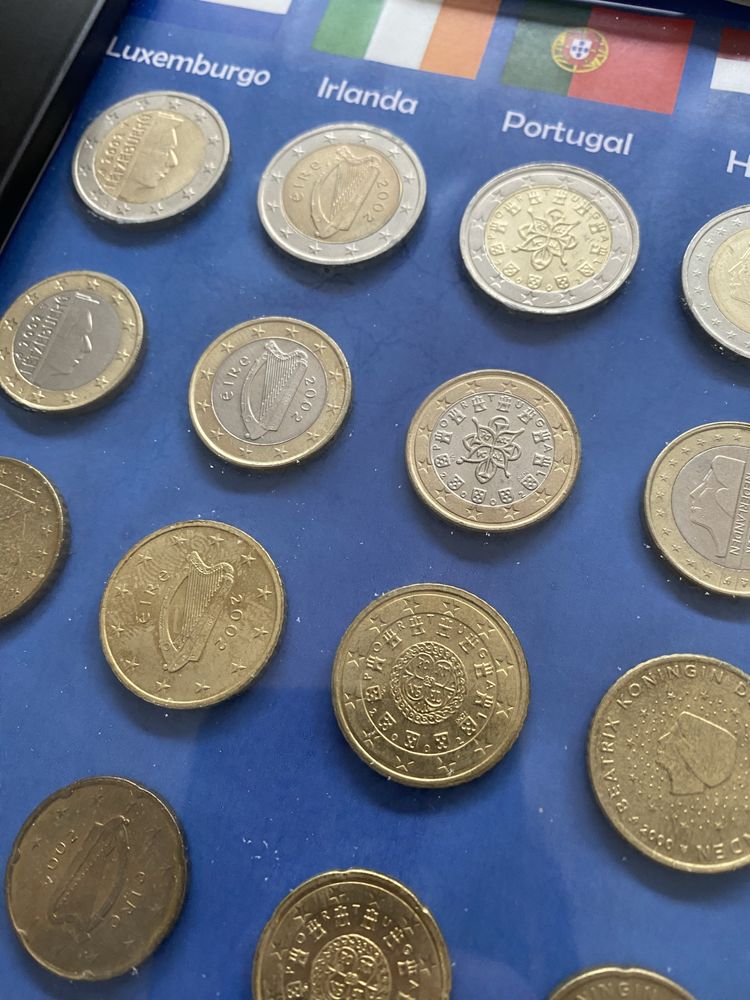 Vendo colecção moedas Euro