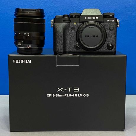 Fujifilm X-T3 (26.1MP) + XF 18-55mm f/2.8-4 (NOVA- 3 ANOS DE GARANTIA)