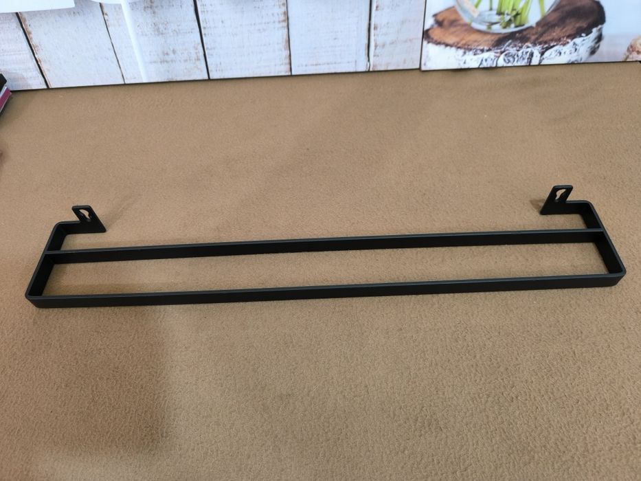 Toalheiro de parede com barra dupla