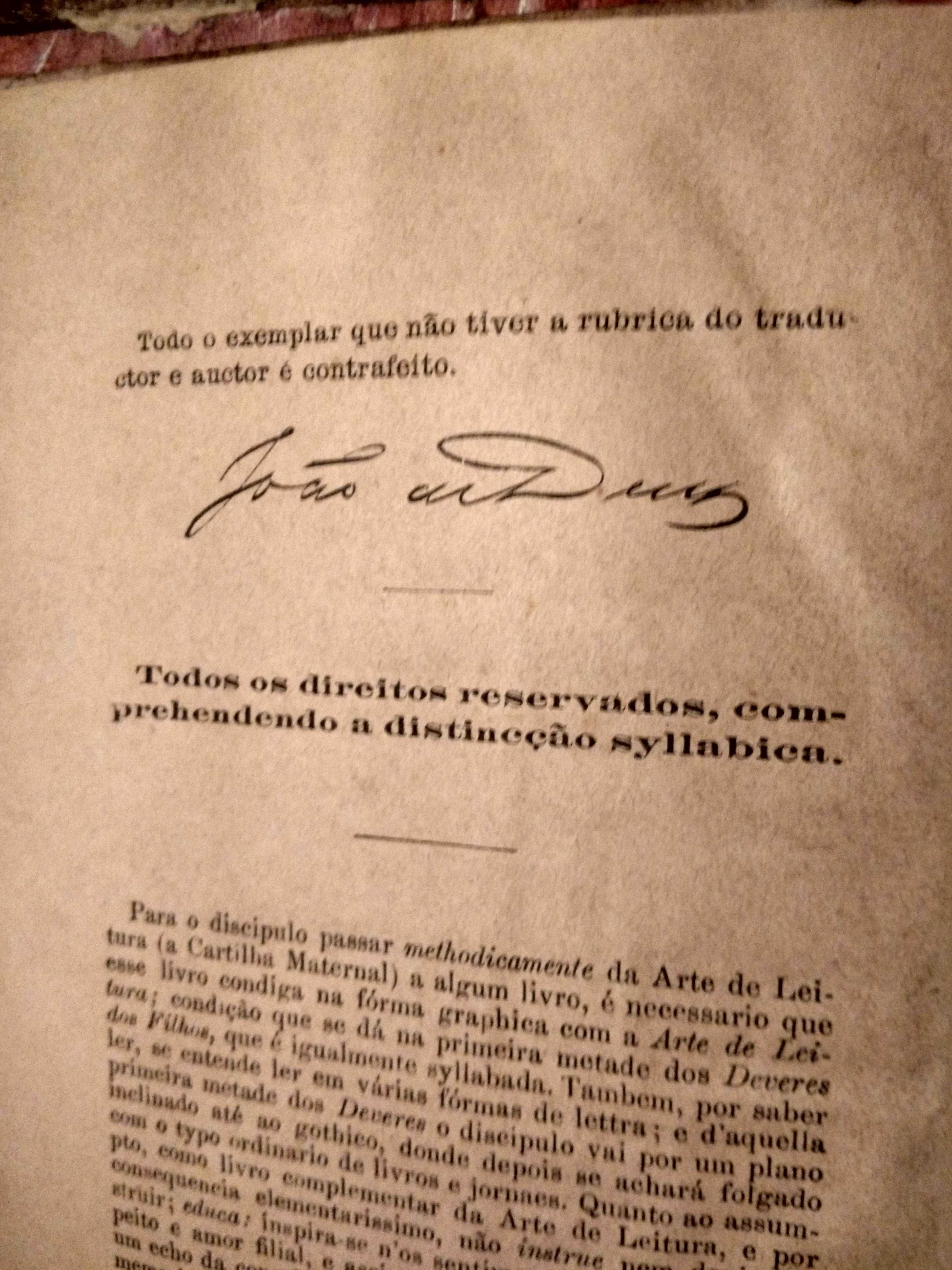 OS DEVERES DOS FILHOS - João de Deus- (Ano de 1896)