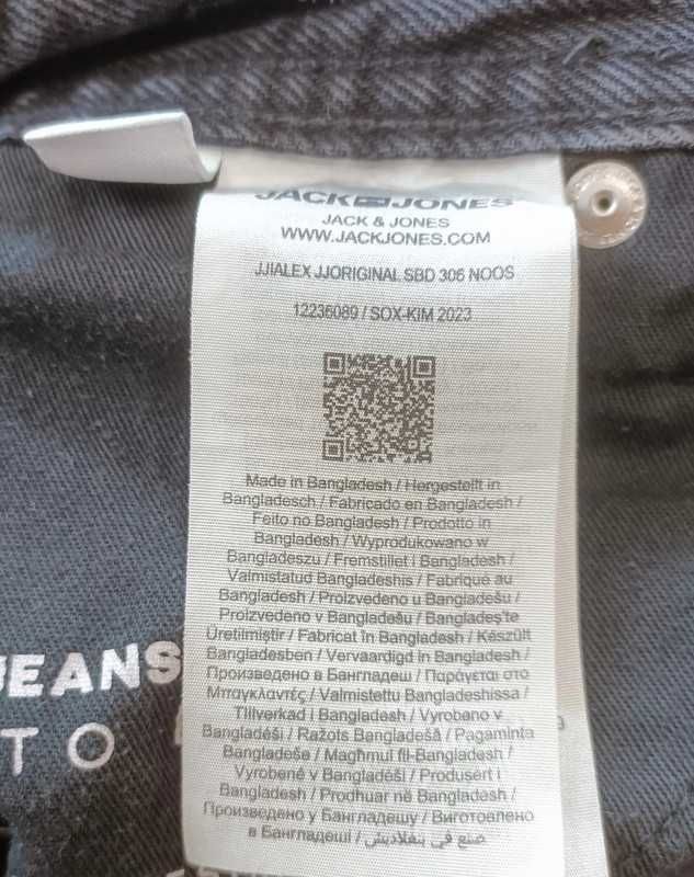 Jack & Jones baggy Alex 3130 szare jeansy męskie