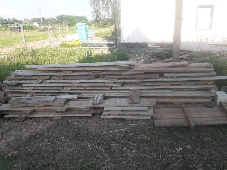 Deski po szalunkach szalunki