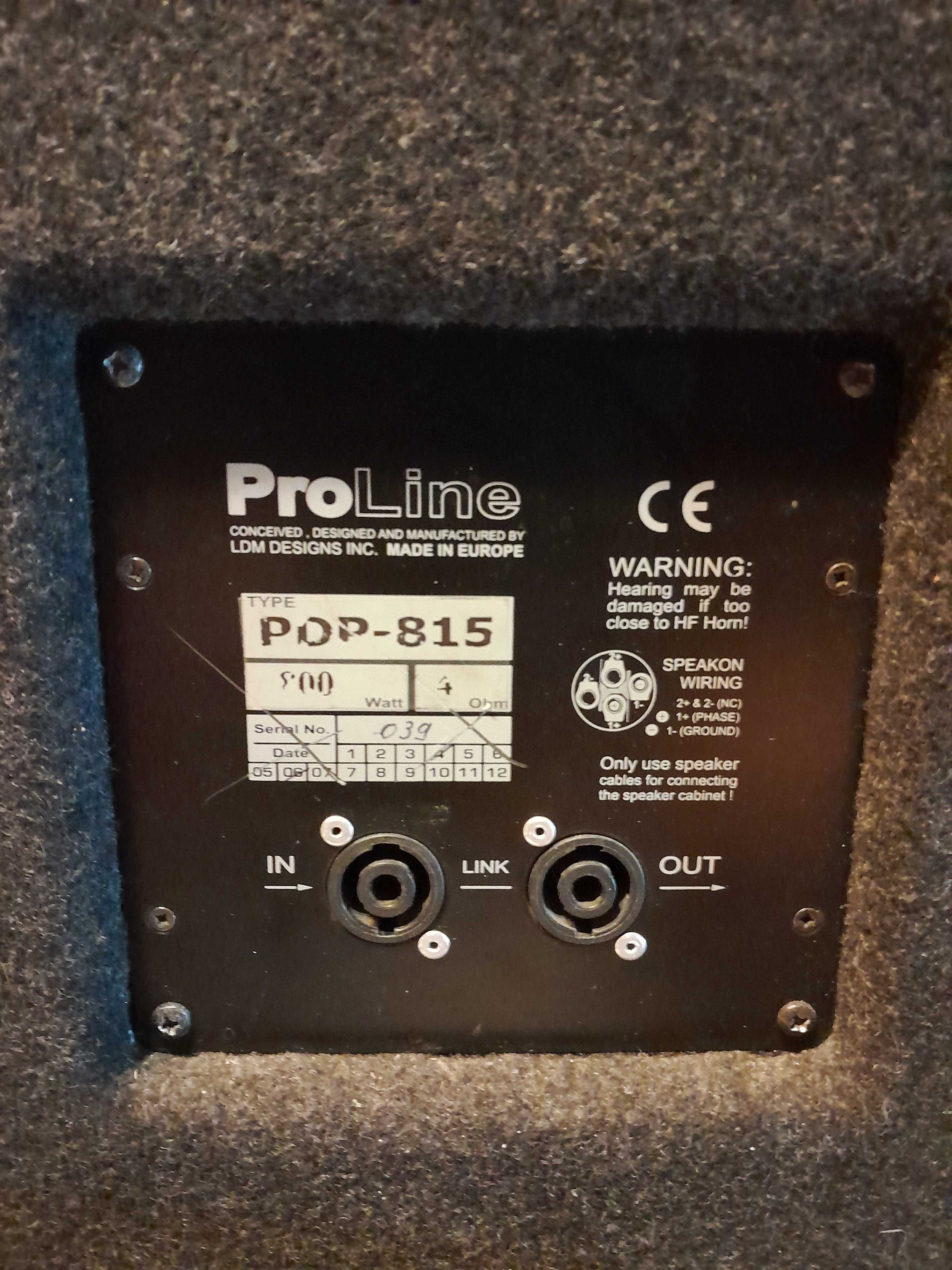 Kolumny Estradowe LDM 815 PRO PDP 800W RMS Driver 1.75 ,Polaudio ,HK