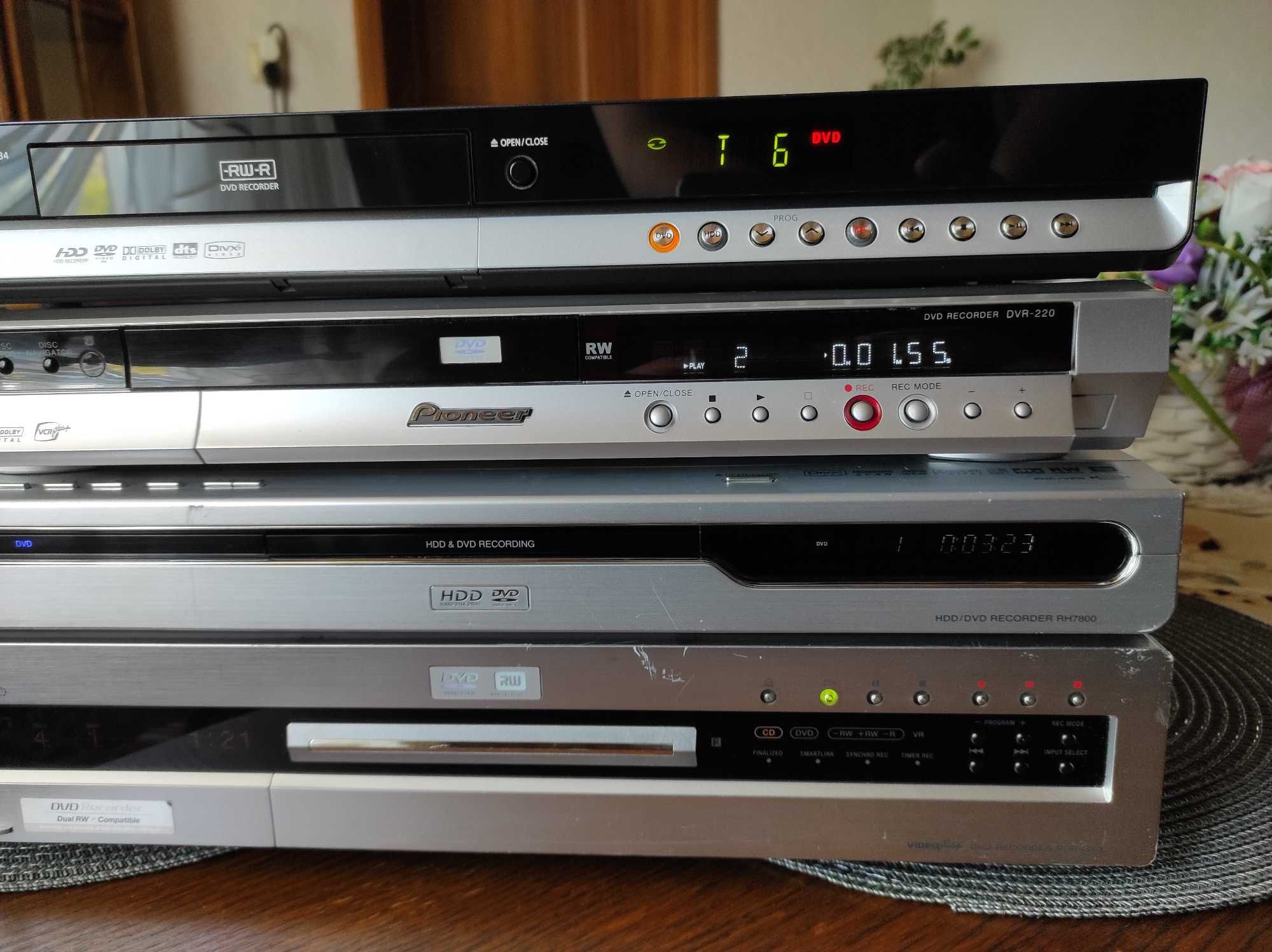 Odtwarzacz DVD nagrywarka DVD Sony, LG, Samsung, Pioneer - uszkodzone