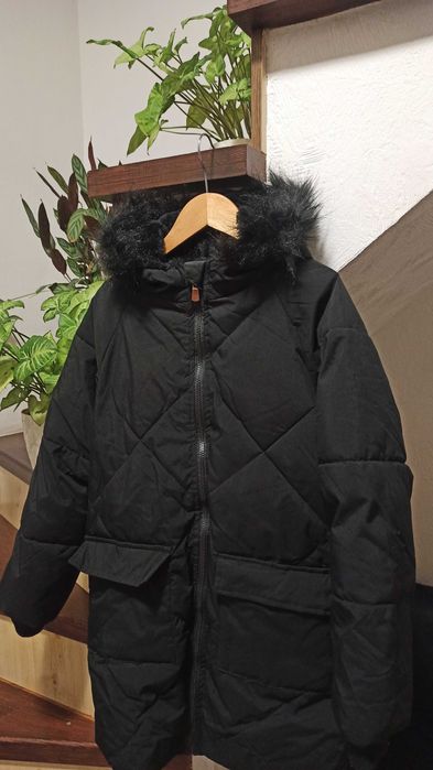 Зимова куртка для дівчинки підлітка Сінсей 152 см на хутрі