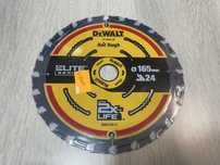 Пиляльний диск 165x20x0,99 Z24 DeWalt DT10400 девальт