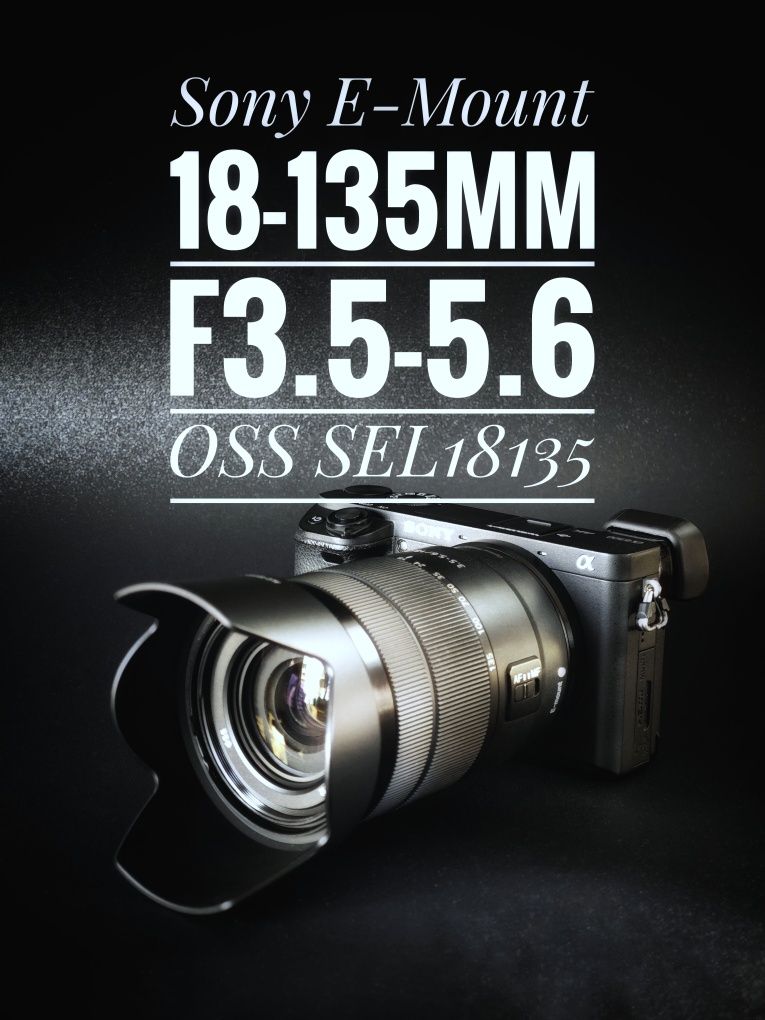 Objetiva Zoom Sony E-Mount 18-135mm F3.5-5.6 OSS SEL18135 (c/Nova)