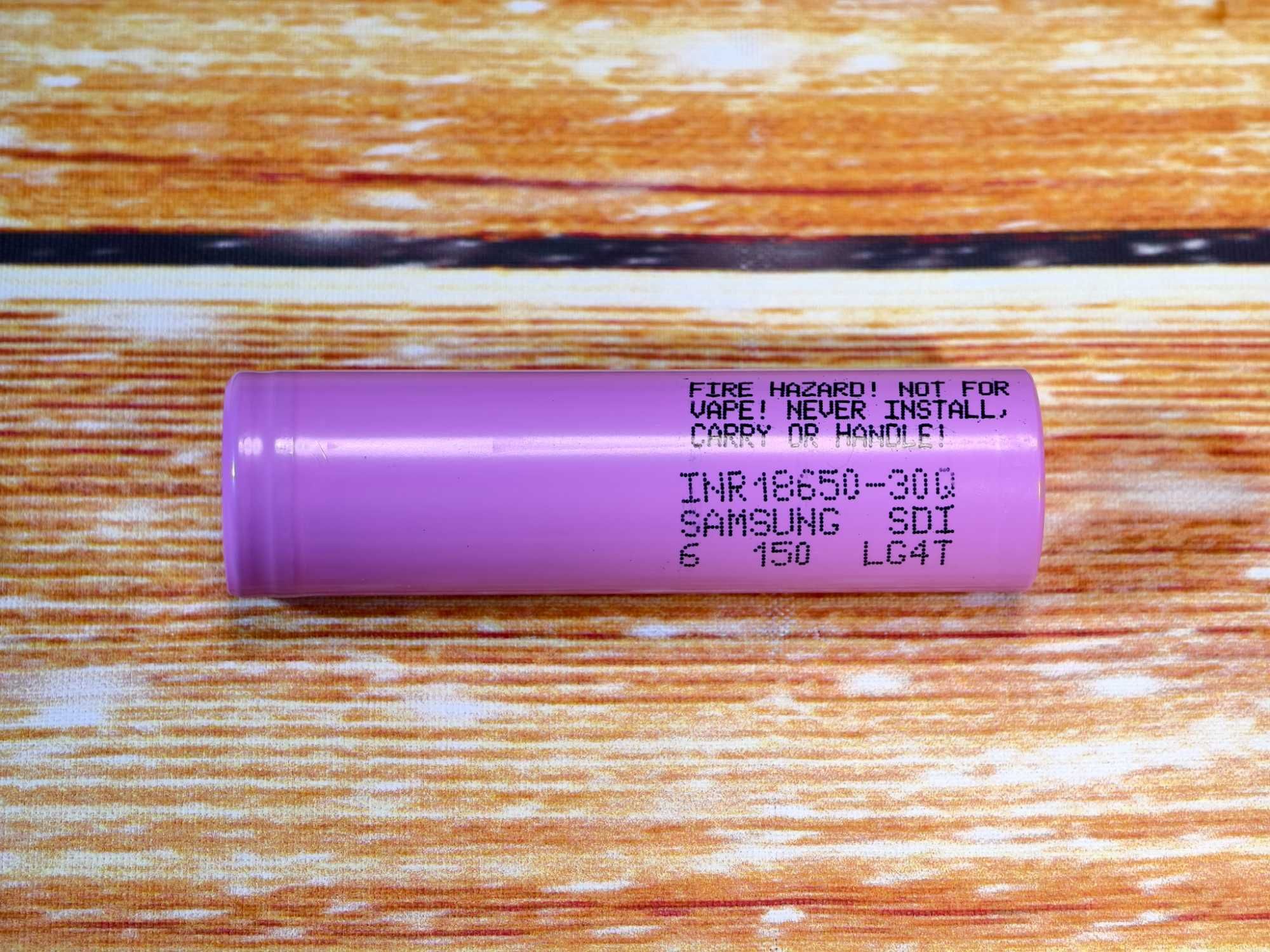 Акумулятор 18650 Samsung INR18650 30Q 3000 mAh 15A високоток