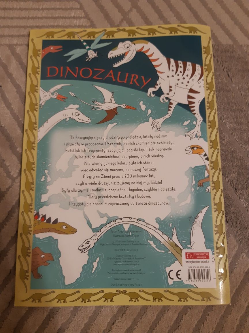 Nowa Kolorowanka Dinozaury